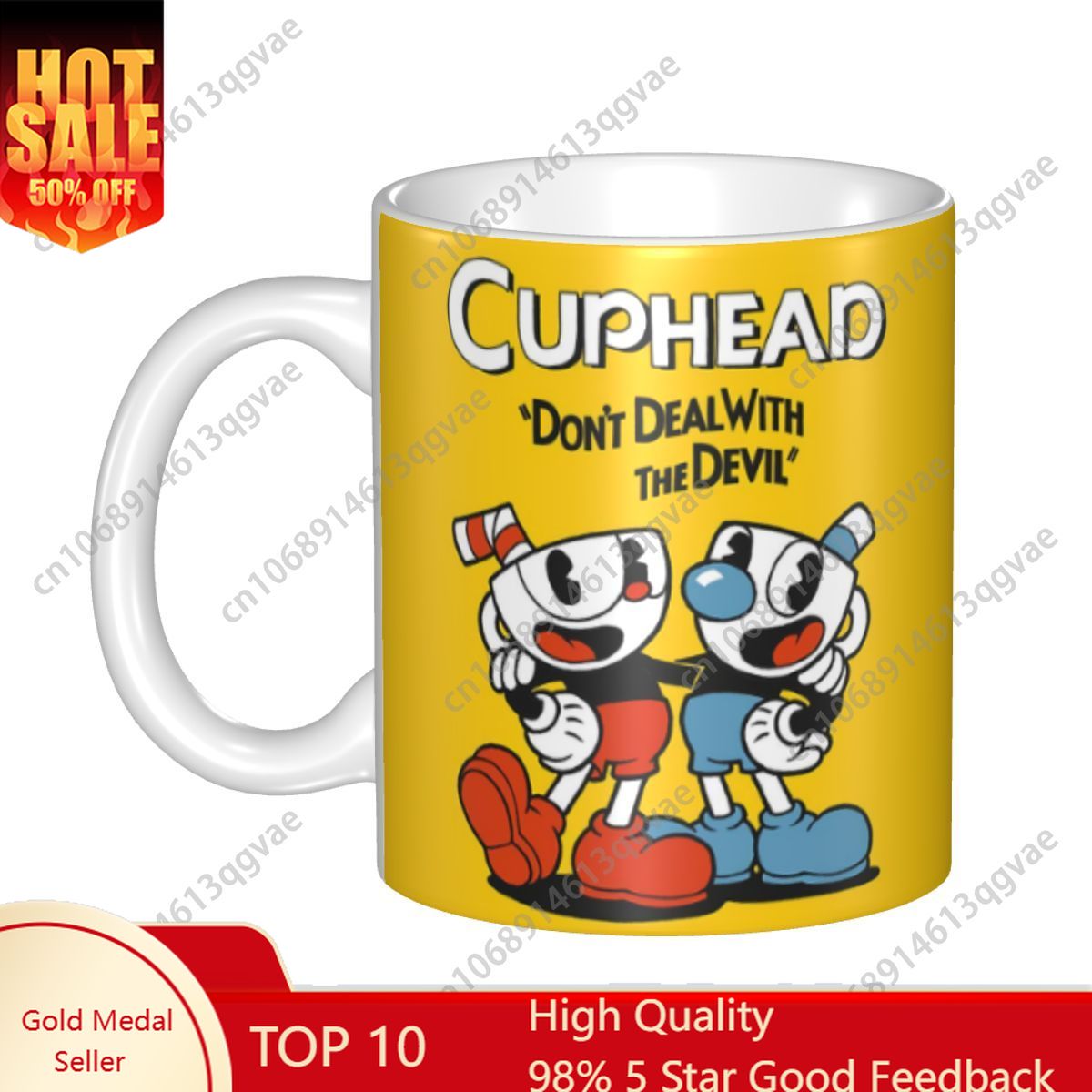 CupHead And Mug Man Coffee Mug - مراجعة Diy Electronics Videos وسعره