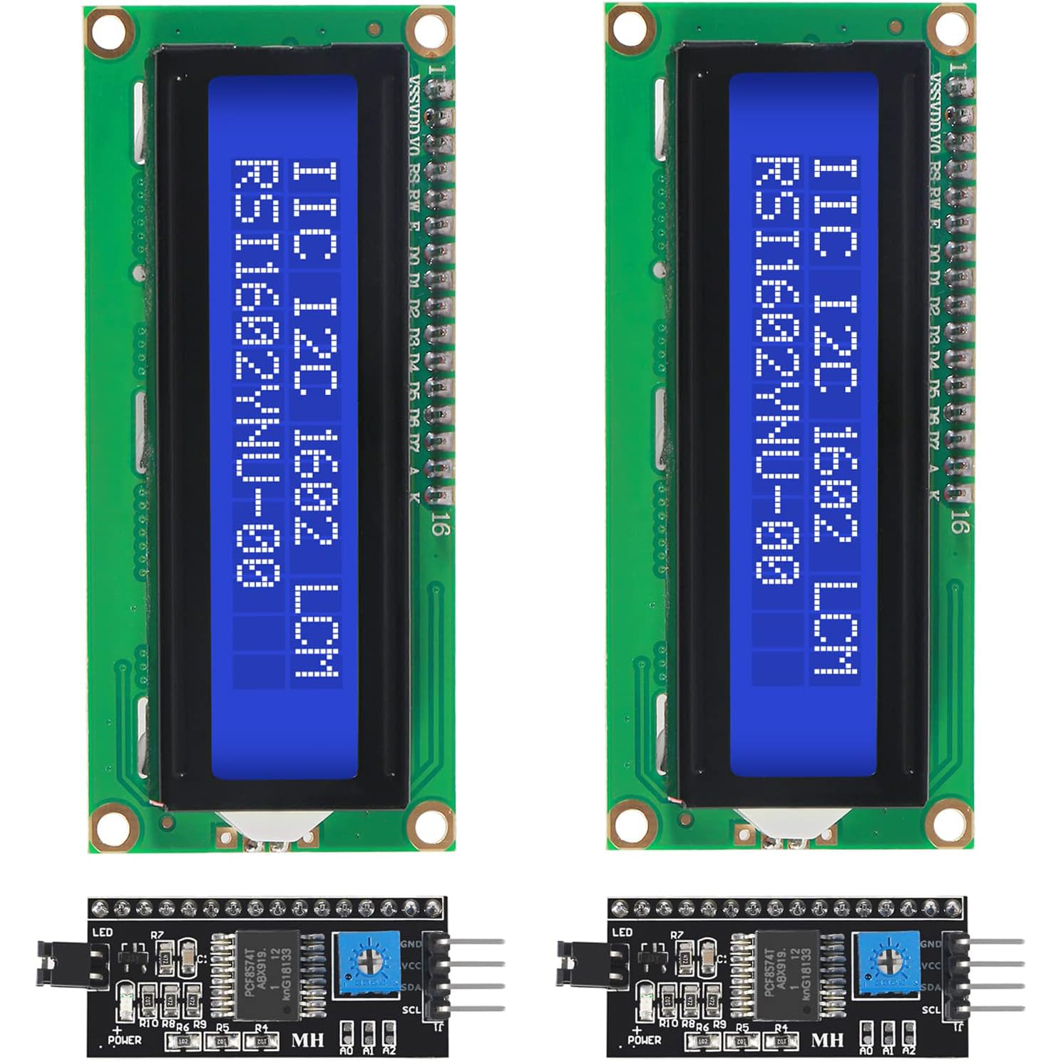LCD1602 Screen with Backlight  - مراجعة I2C Lcd Display وسعره