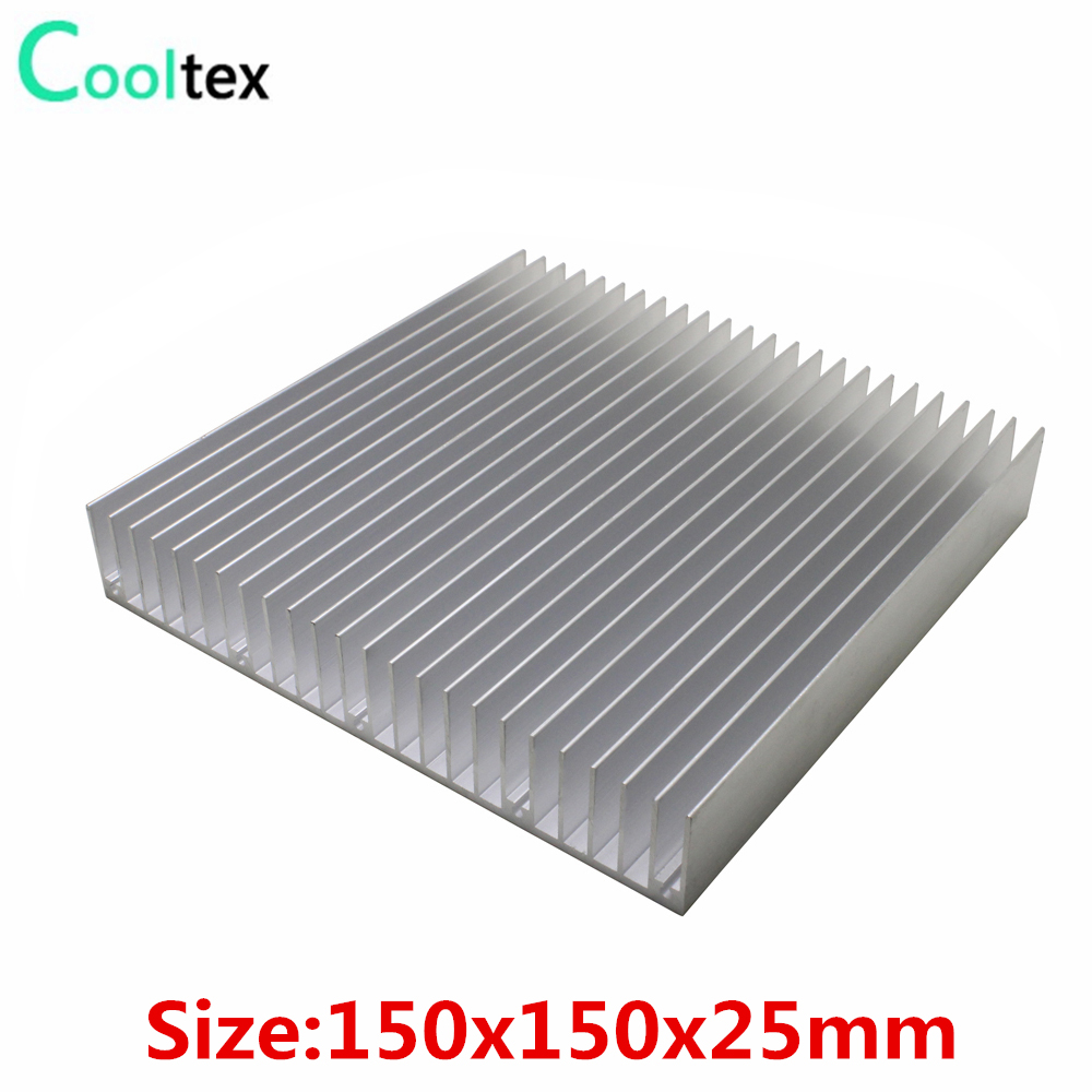 150x150x25mm DIY Aluminum Heat - مراجعة Diy Electronics Circuits وسعره