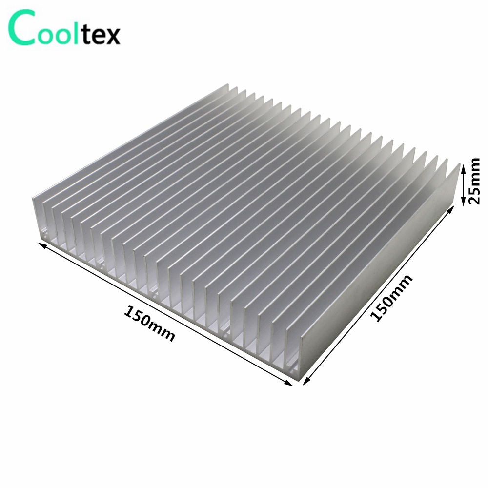 150x150x25mm DIY Aluminum Heat - مراجعة Diy Electronics Circuits وسعره