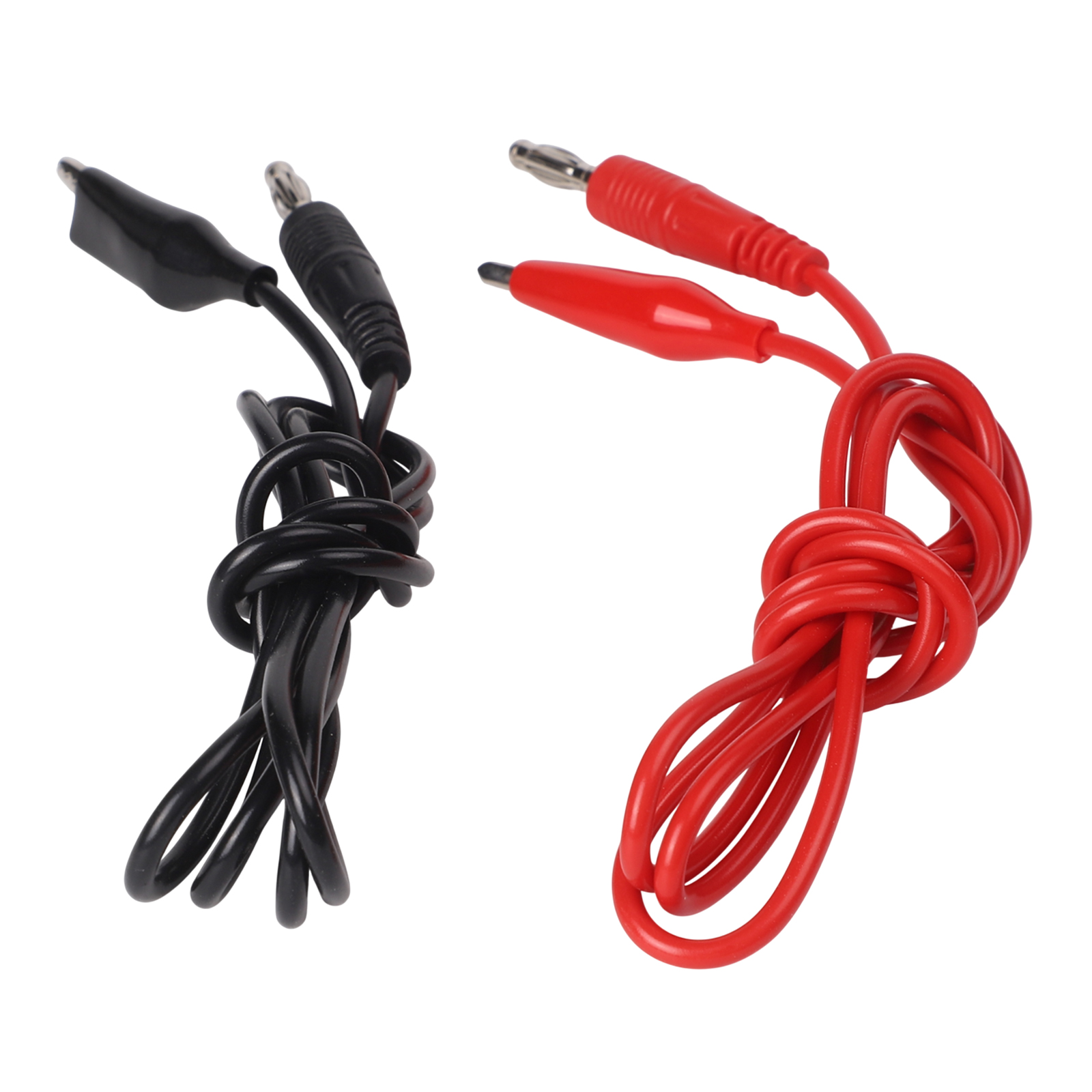 Quick Connections Red Black Te - مراجعة Crocodile Clip Set وسعره