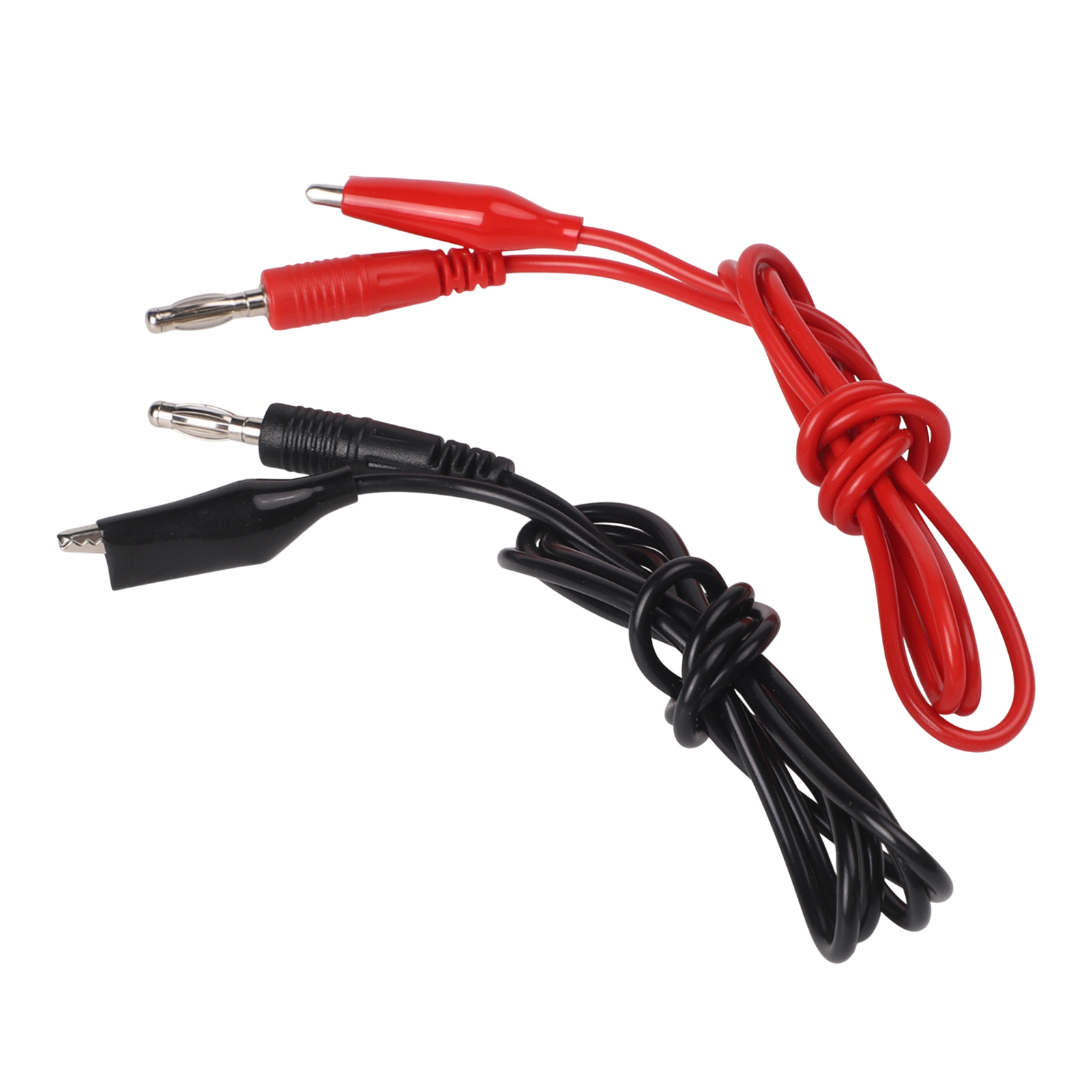 Quick Connections Red Black Te - مراجعة Crocodile Clip Set وسعره