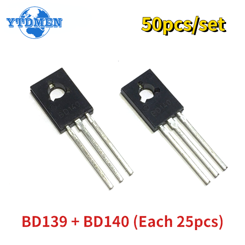 50pcs/set Transistor BD139 BD1 - مراجعة Mosfet Transistor Set وسعره