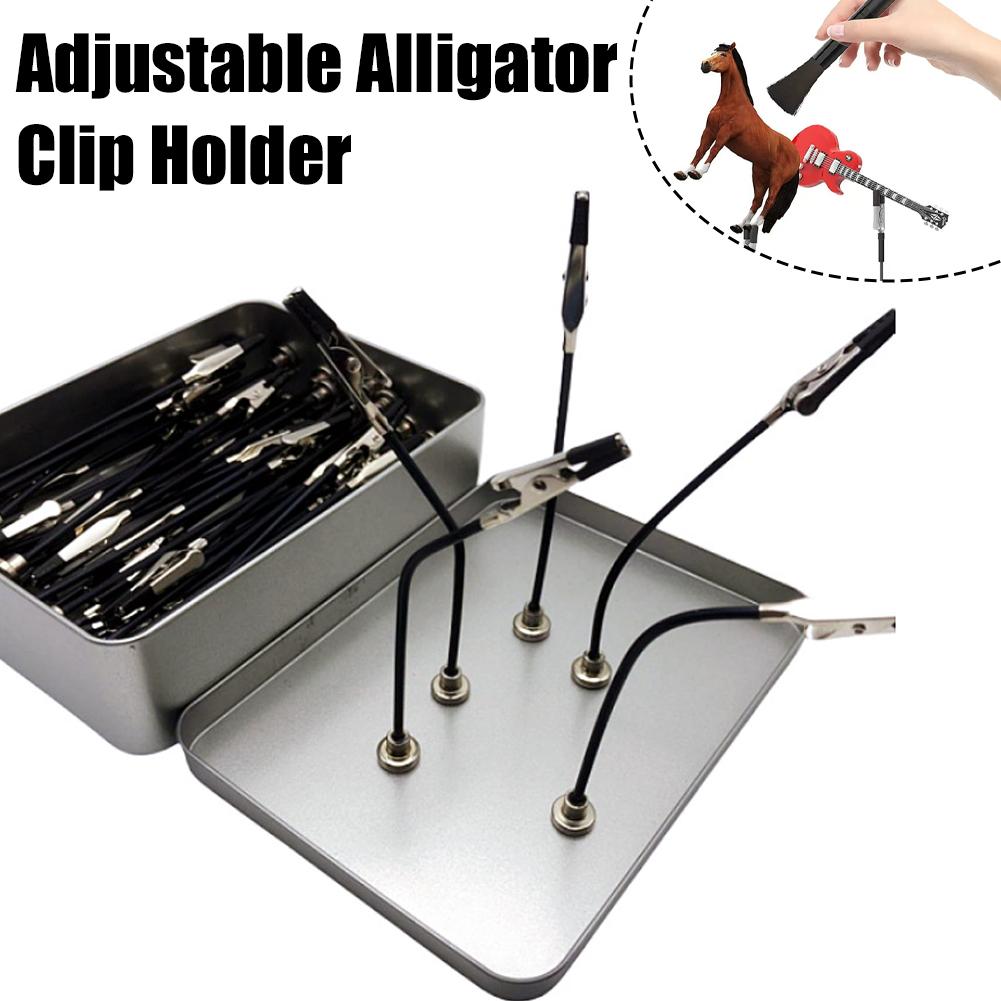12/1PC Magnetic Crocodile Clip - مراجعة Crocodile Clip Set وسعره