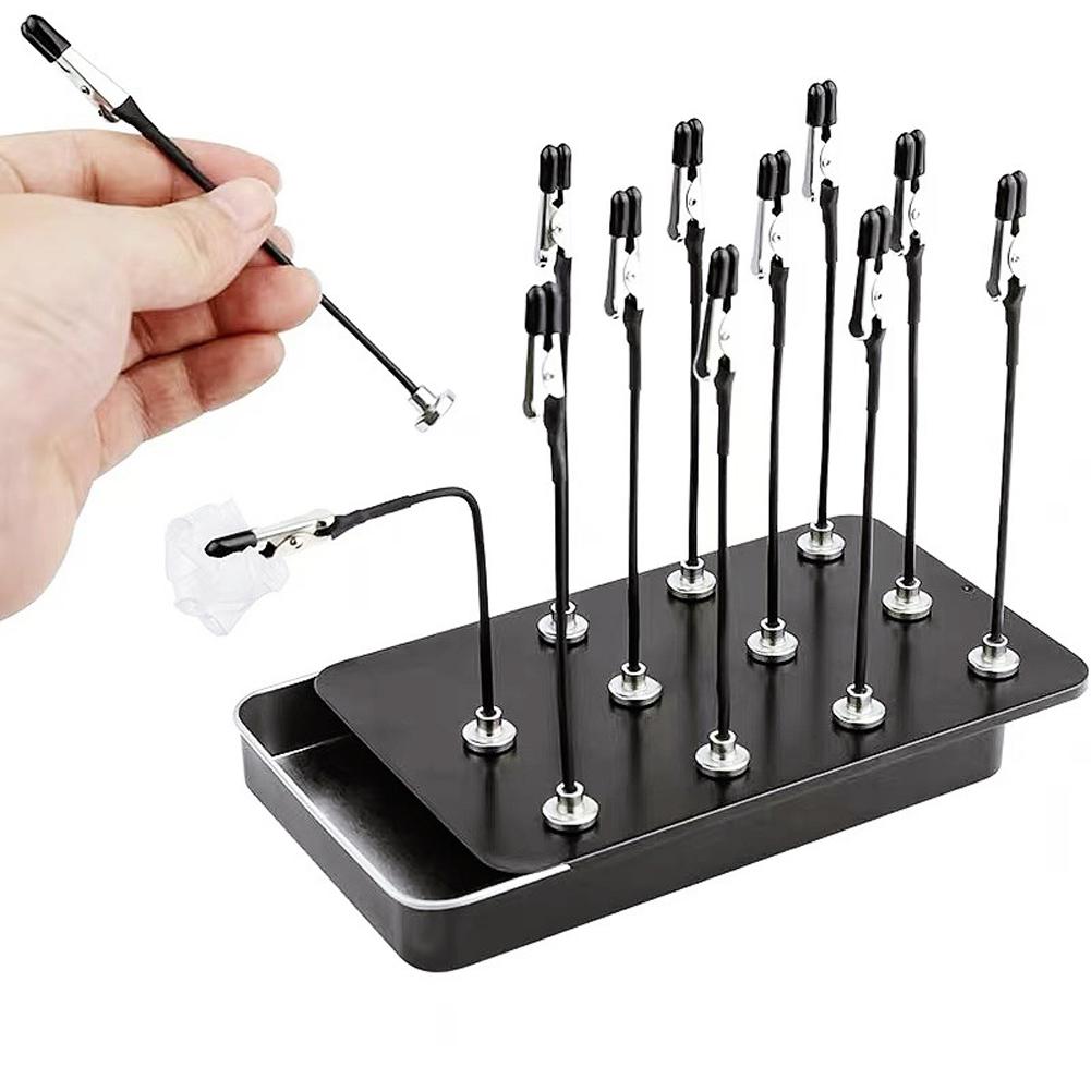 12/1PC Magnetic Crocodile Clip - مراجعة Crocodile Clip Set وسعره