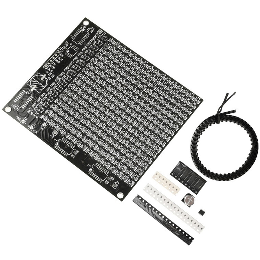 64/256 LED SMD Dot Matrix Adve - مراجعة Diy Electronics Components وسعره